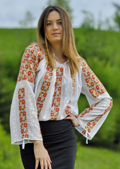 romanian embroidered peasant blouses