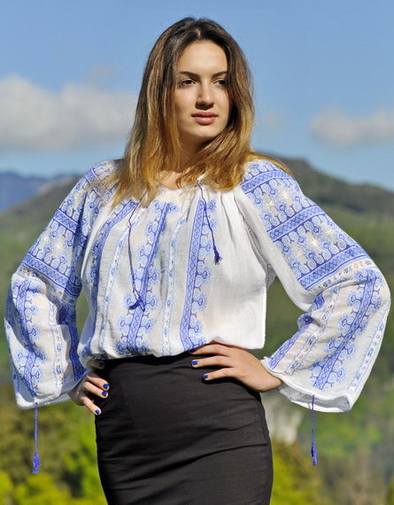 romanian embroidered peasant blouses